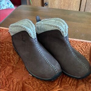 Sorel Brown Ankle Boots with Cream Lining